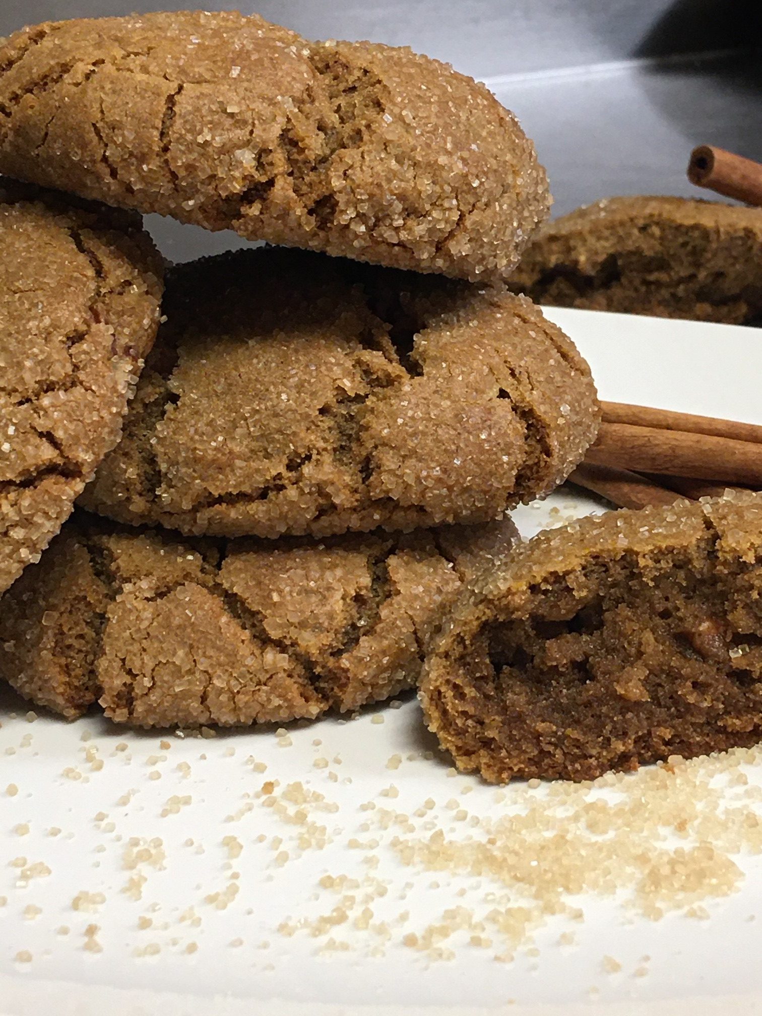 Chewy Molasses Cookies