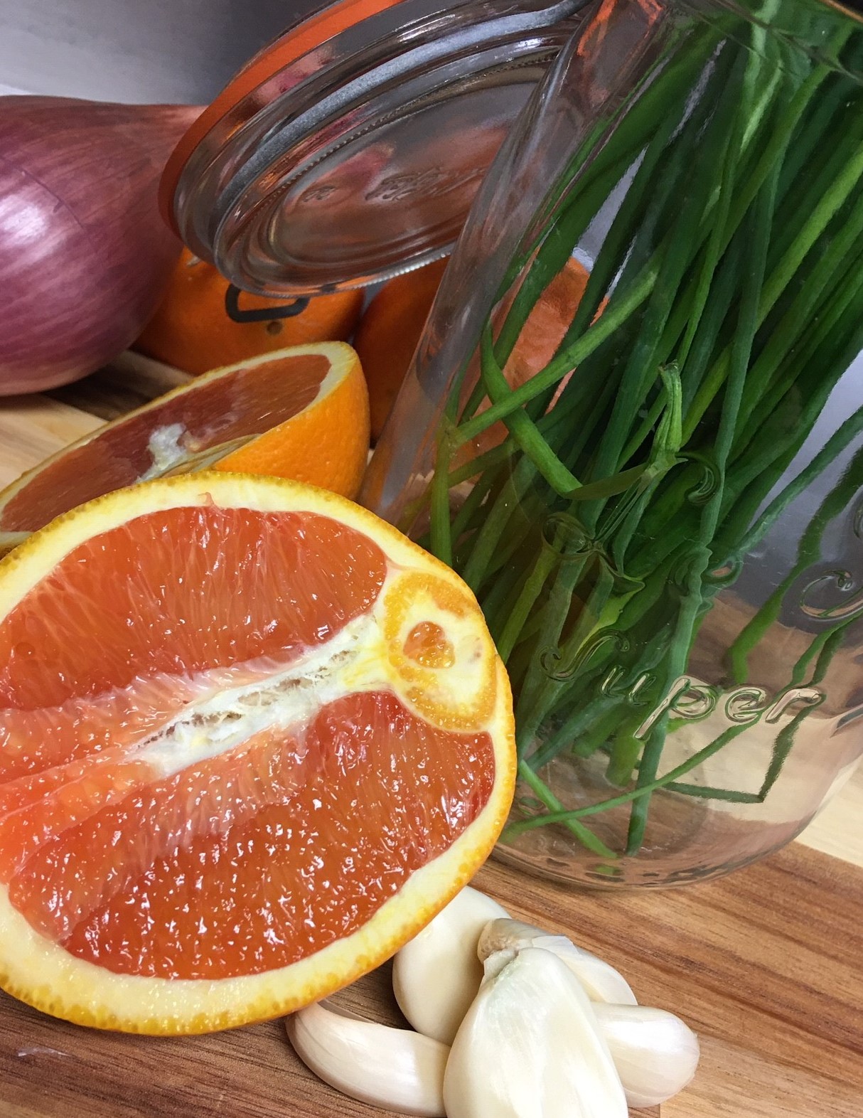 Blood Orange & Shallot Vinaigrette Ingredients