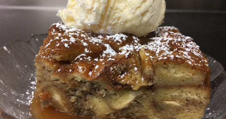 Banana & Caramel Bread Pudding