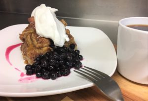 Brioche French Toast Bread Pudding with Coffee