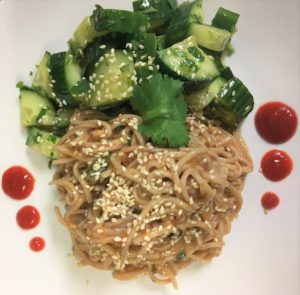 Spicy Soba Noodles with Vietnamese Cucumbers