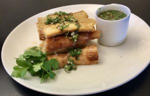 Yuca Fries with Chimichurri 