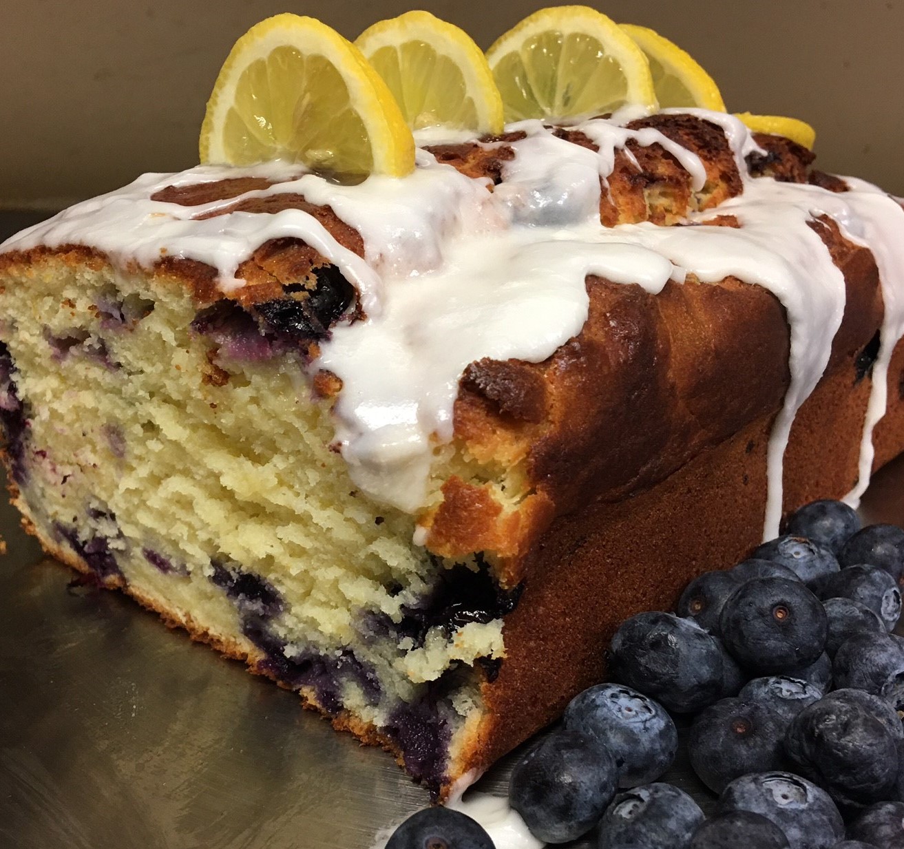 Blueberry & Lemon Yogurt Loaf