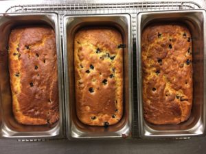 Baked Blueberry & Lemon Yogurt Loaves