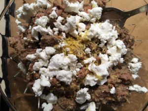 Goat Cheese & Lamb Mixture