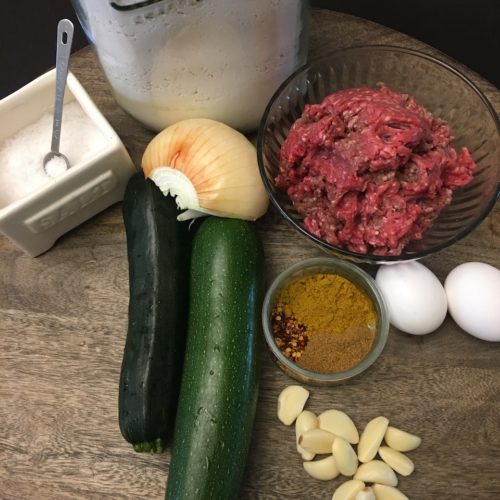 Indian Spiced Zucchini & Beef Patties