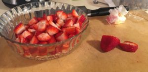 Cut Strawberries