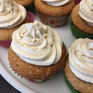 Frosted Chai Cream Cupcakes