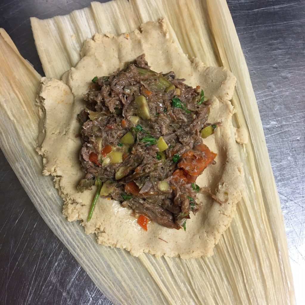 Braised Beef & Olive Tamales ChefHotDish Food