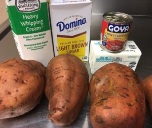 Chipotle Sweet Potato Ingredients