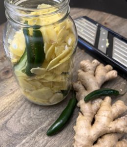 Ginger Layered with Chilies