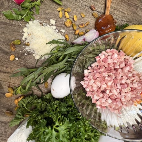 Savory Cheesecake Ingredients