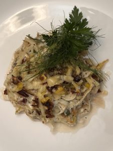 Plated Fennel Gratin